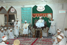 Mehfil-e-Azaa-e-Husain in which Mukaasir saheb is taking the sharaf of Chamar